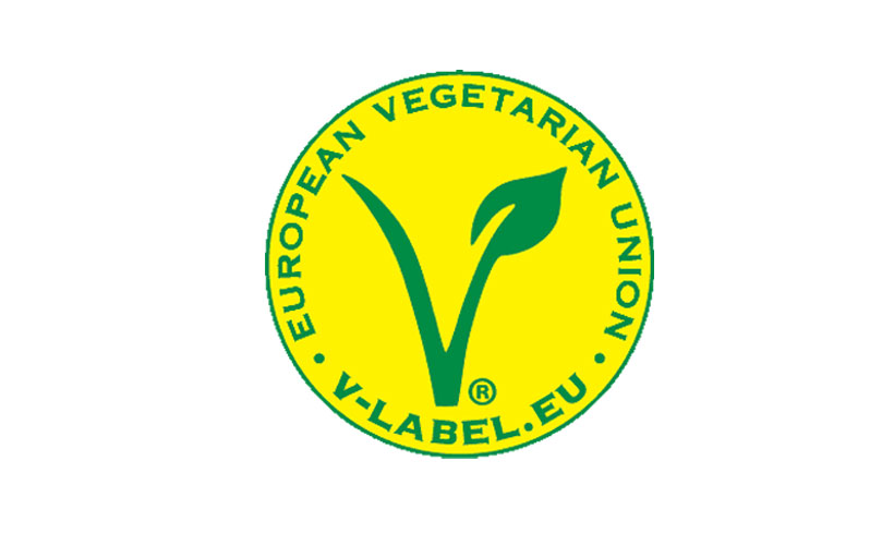 Logo met V-label