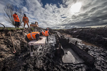 archeologie onderzoek Nederland foto Freddy Schinkel