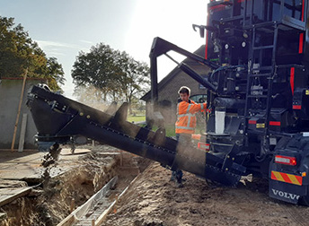Verrijdbare betoncentrale